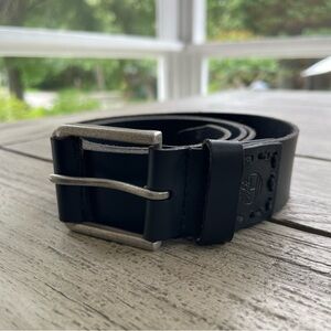 Timberland Black Leather Mens Belt 38”